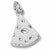 Cheese Slice charm in Sterling Silver hide-image
