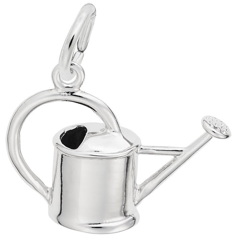 Watering Can Charm In Sterling Silver