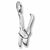 Pruning Shears charm in 14K White Gold hide-image
