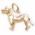 Labrador Charm in 10k Yellow Gold hide-image