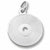 Compact Disc charm in Sterling Silver hide-image