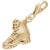 Hiking Boot Charm in Yellow Gold Plated