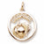 Georgia Peach charm in Yellow Gold Plated hide-image