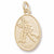 Skaters charm in Yellow Gold Plated hide-image