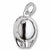 Miners Hat charm in Sterling Silver hide-image