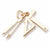 Draftsman Tools charm in Yellow Gold Plated hide-image
