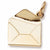 Envelope Charm in 10k Yellow Gold