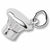 Chef Hat charm in 14K White Gold hide-image
