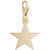 Star Charm In Yellow Gold