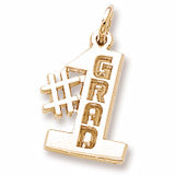 #1 Grad Charm in 10k Yellow Gold hide-image