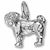 Pug charm in Sterling Silver hide-image