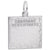 Marriage Certificate Charm In 14K White Gold