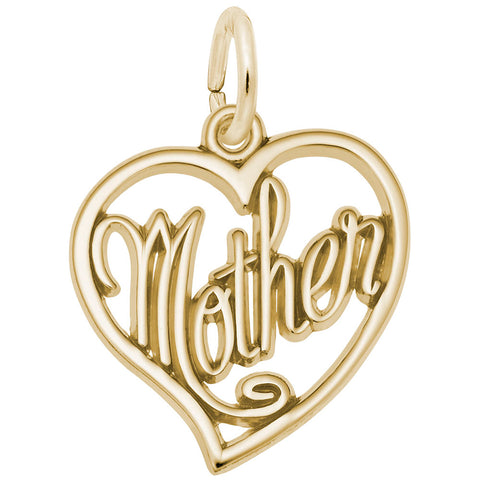 Mother Charm In Yellow Gold