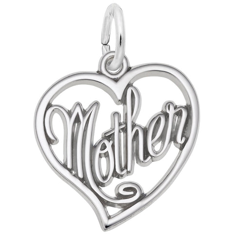 Mother Charm In Sterling Silver