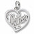Mother charm in 14K White Gold hide-image