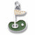 Augusta, Ga. Golf Green charm in Sterling Silver hide-image