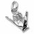 Hang Loose charm in 14K White Gold hide-image