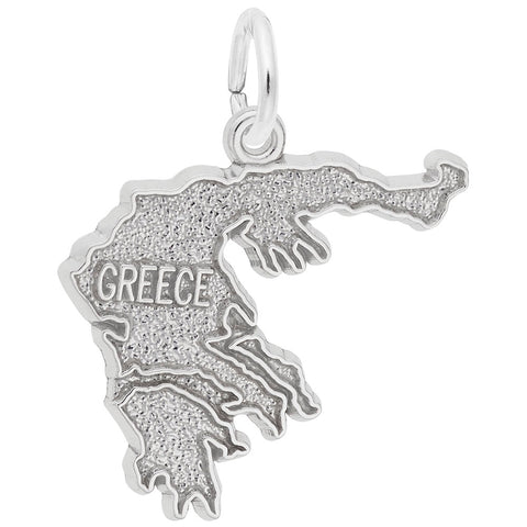 Greece Charm In Sterling Silver