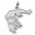 Greece charm in 14K White Gold hide-image