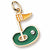 Golf Green charm in Yellow Gold Plated hide-image