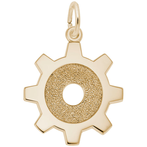 Engineer Charm In Yellow Gold