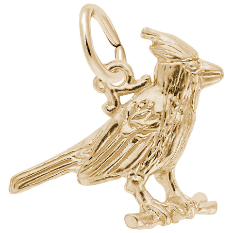Cardinal Charm in Yellow Gold Plated