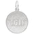 T G I F Charm In Sterling Silver
