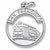 Cablecar,San Fran charm in 14K White Gold hide-image