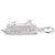 Cruise Ship Charm In Sterling Silver