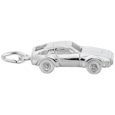 Car Charm In Sterling Silver