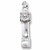Grandfather Clock charm in Sterling Silver hide-image