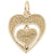 Mother Daughter Charm in Yellow Gold Plated