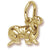 Sea Lion charm in Yellow Gold Plated hide-image