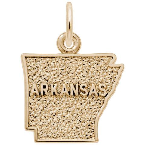 Arkansas Charm in Yellow Gold Plated