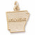 Arkansas charm in Yellow Gold Plated hide-image