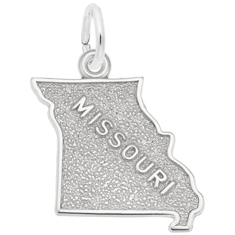 Missouri Charm In Sterling Silver