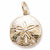 Sand Dollar Charm in 10k Yellow Gold hide-image