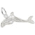 Whale Charm In Sterling Silver