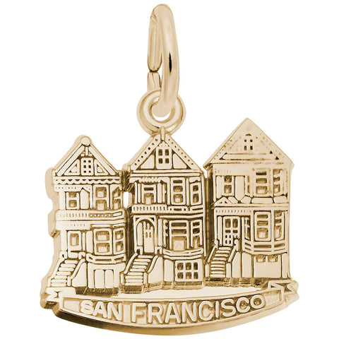 Victorian House,S.F. Charm In Yellow Gold