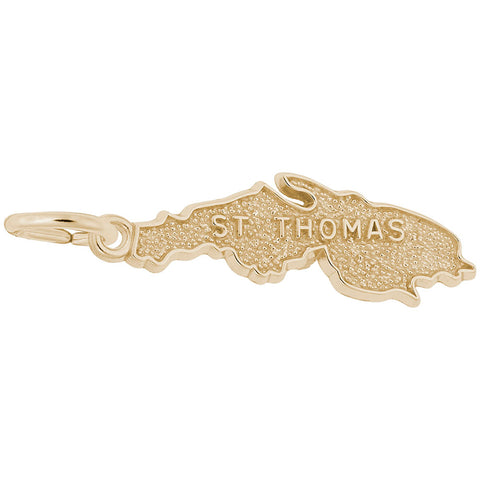 St Thomas Charm In Yellow Gold