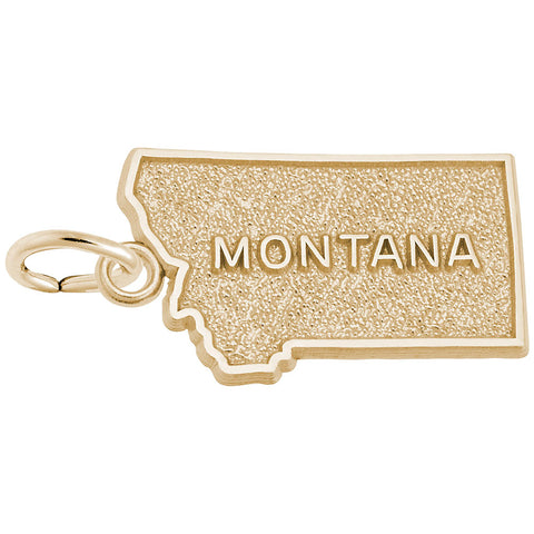 Montana Charm In Yellow Gold