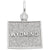 Wyoming Charm In 14K White Gold