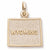 Wyoming charm in Yellow Gold Plated hide-image