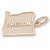Oregon charm in Yellow Gold Plated hide-image