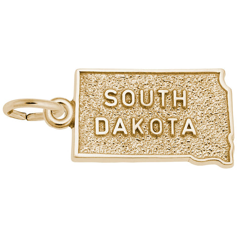 South Dakota Charm In Yellow Gold