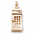 Phone Booth charm in Yellow Gold Plated hide-image