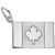 Canadian Flag Charm In Sterling Silver