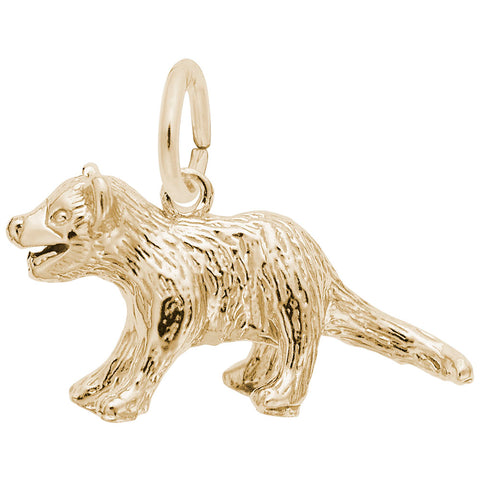 Tasmanian Devil Charm in Yellow Gold Plated