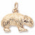 Wombat charm in Yellow Gold Plated hide-image