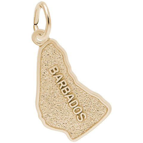 Barbados Charm in Yellow Gold Plated
